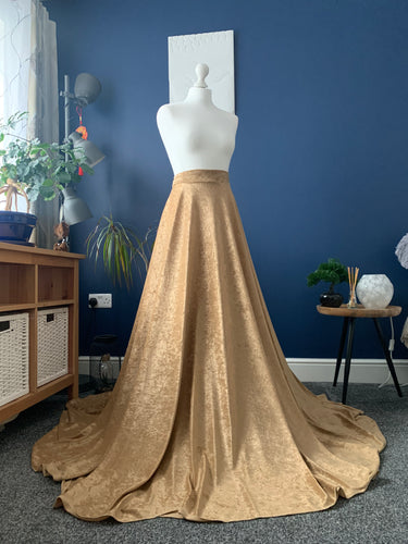 Velvet full circle skirt - Design by C 